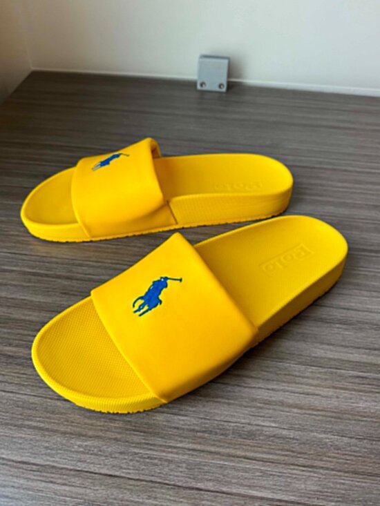 Polo Ralph Lauren Cayson Big Pony Slide Sandals Men\'s Size 12 Preowned main image 12